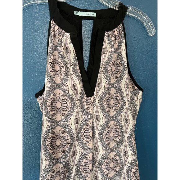 Maurices Sleeveless Dress S Black & Pink - Picture 5 of 6